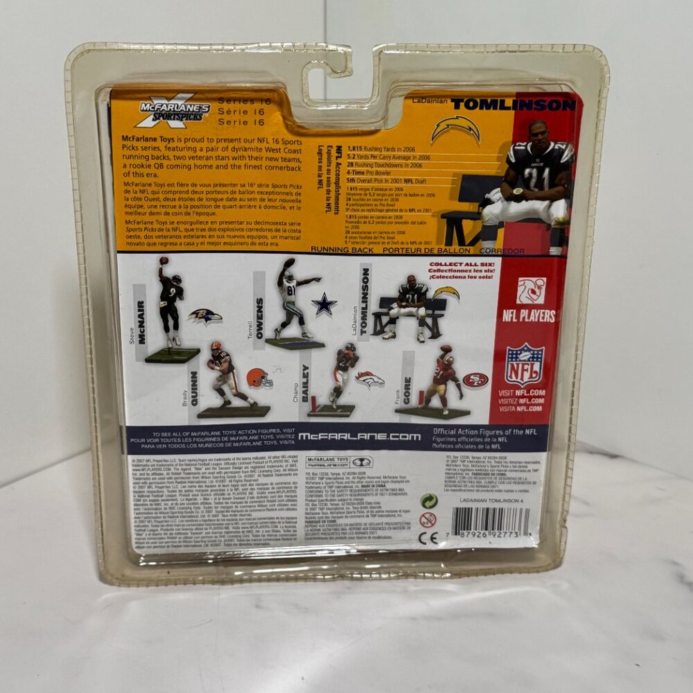 LaDainian Tomlinson San Diego Chargers McFarlane NFL Action Figure – New in Pack - Picture 3 of 5